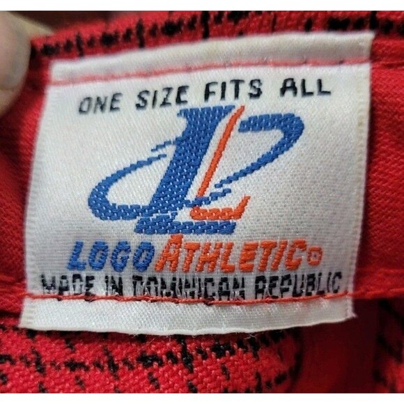 Vintage New Jersey Devils Hat NHL Logo Athletic Grid Hockey Cap Strapback Red - Picture 6 of 6